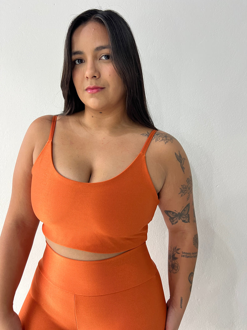 Conjunto Carol - Top + Ipanema (Telha)