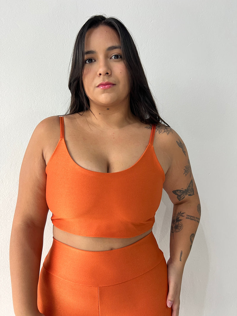 Conjunto Carol - Top + Ipanema (Telha)